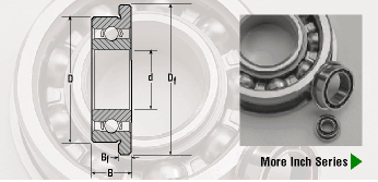 Inch Series Radial Flanged Miniature Bearings