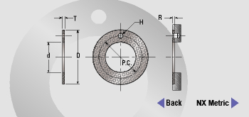 Inch Series NU Thrust Washers